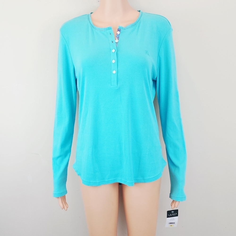 Lauren Ralph Lauren long sleeve pajamas top